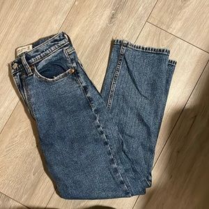 Ultra high rise Abercrombie jeans